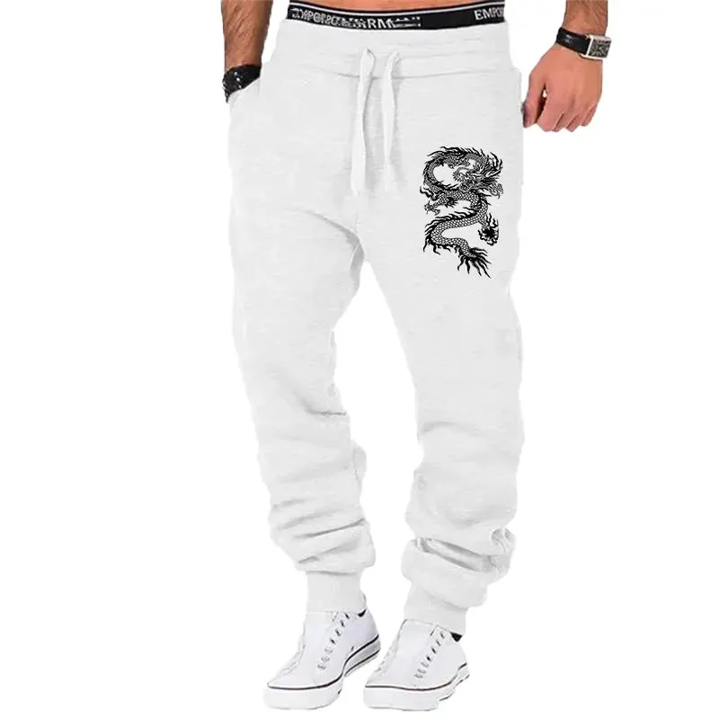 Sepo Dragon Printed Jogger Sweatpants