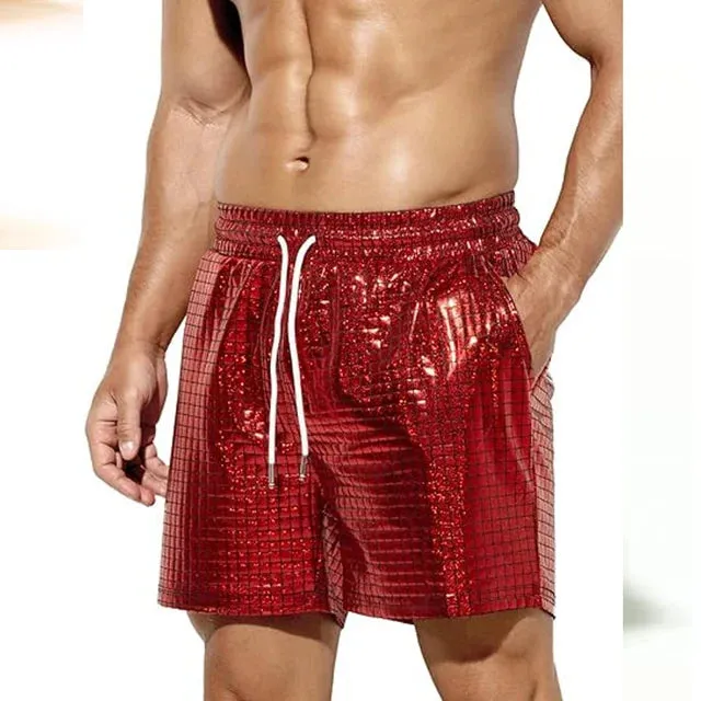Shiny Sequin Summer Casual Shorts