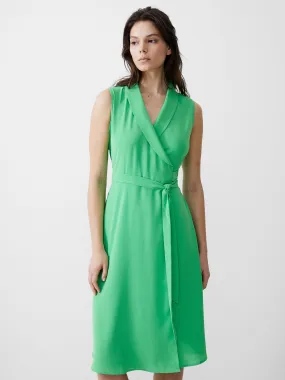 Sleeveless Shawl Dress