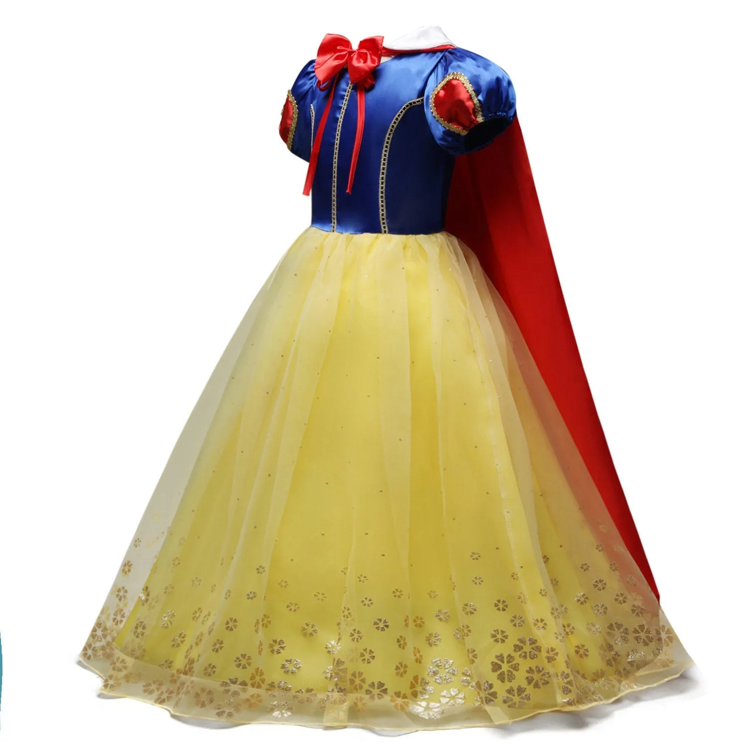 Snow White Inspired Girls Princess Dress