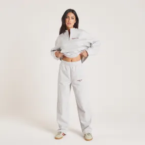 Straight Leg Sweatpants - Grey Marl