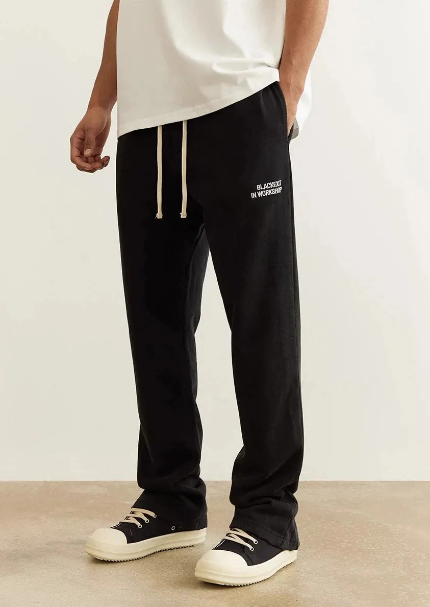 Straight-Leg Sweatpants