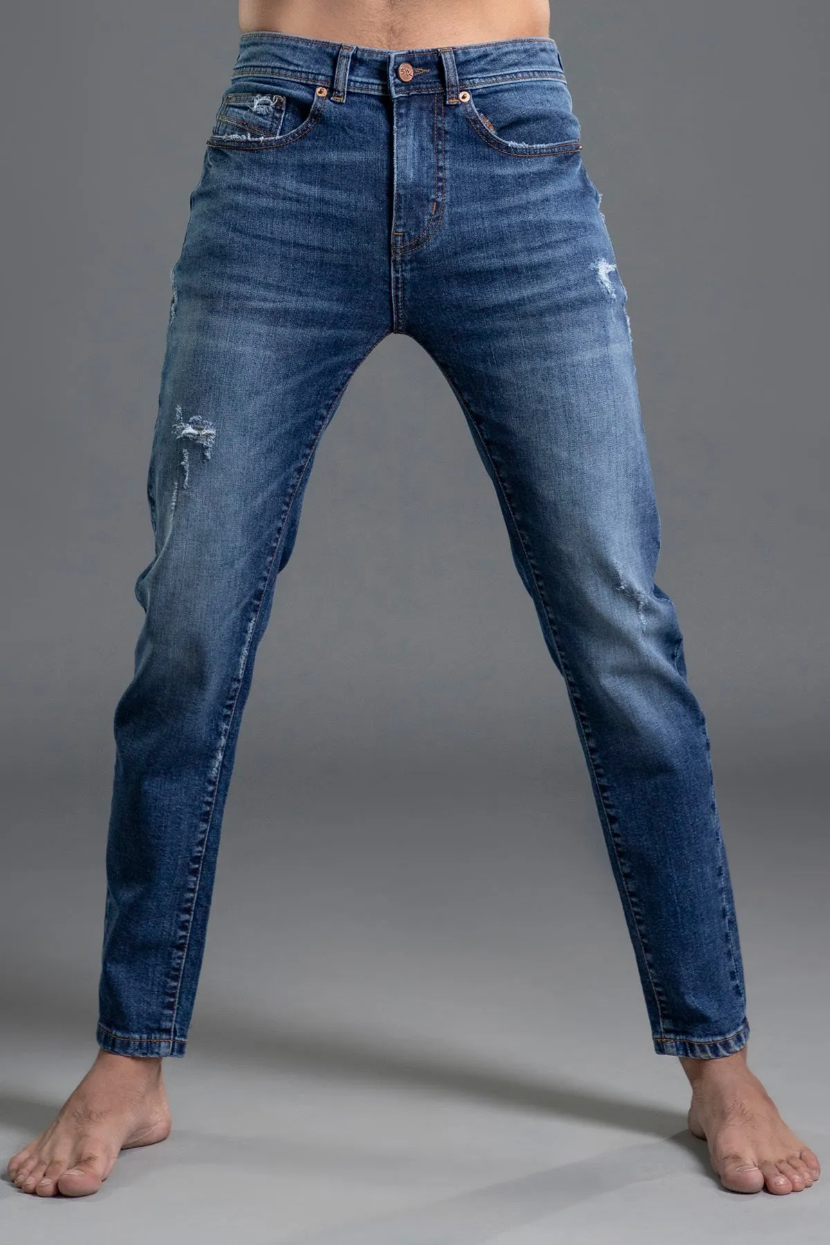 Stream Blue Ripped Jeans
