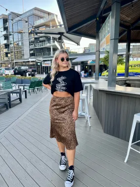 Street Style Midi Skirt