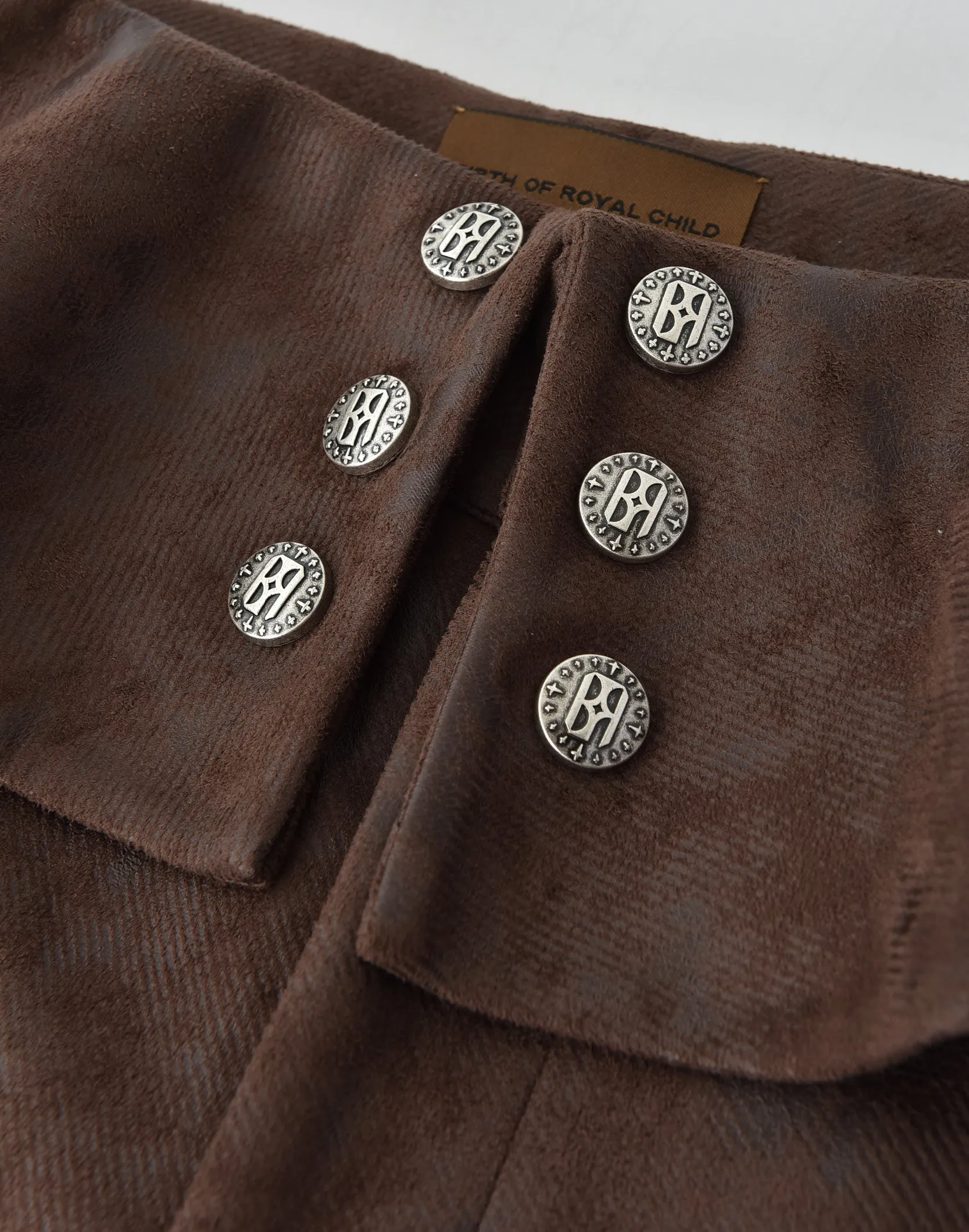 SUEDE KNIGHT ARMOR PANTS