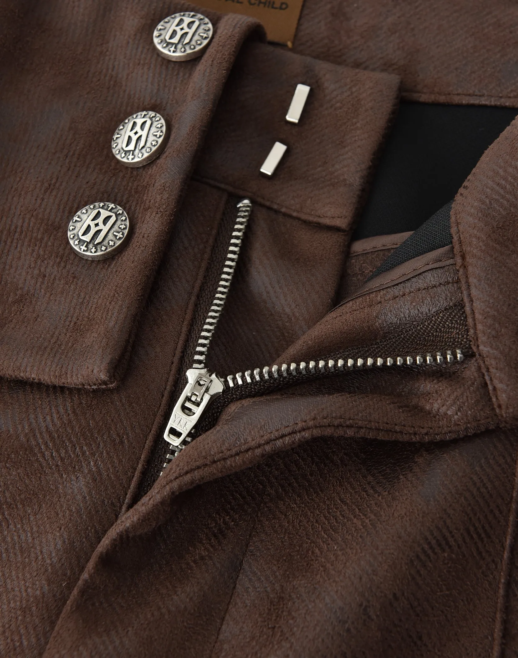 SUEDE KNIGHT ARMOR PANTS