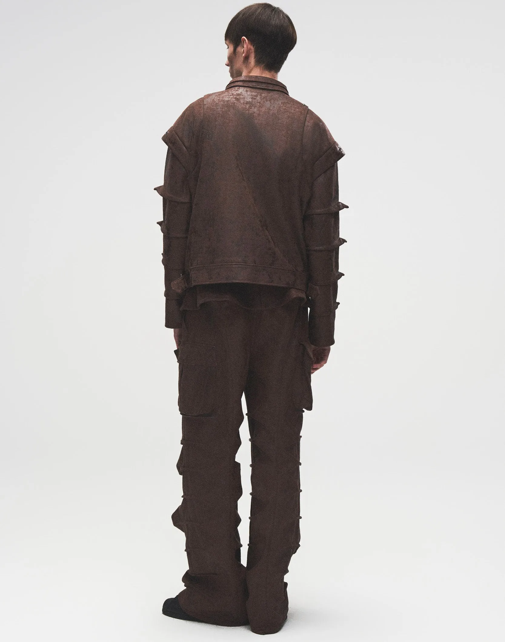 SUEDE KNIGHT ARMOR PANTS
