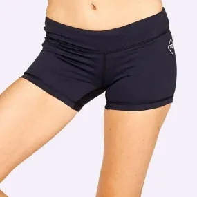 The Brave Women's Flow Longer Active Shorts - Black Diamond