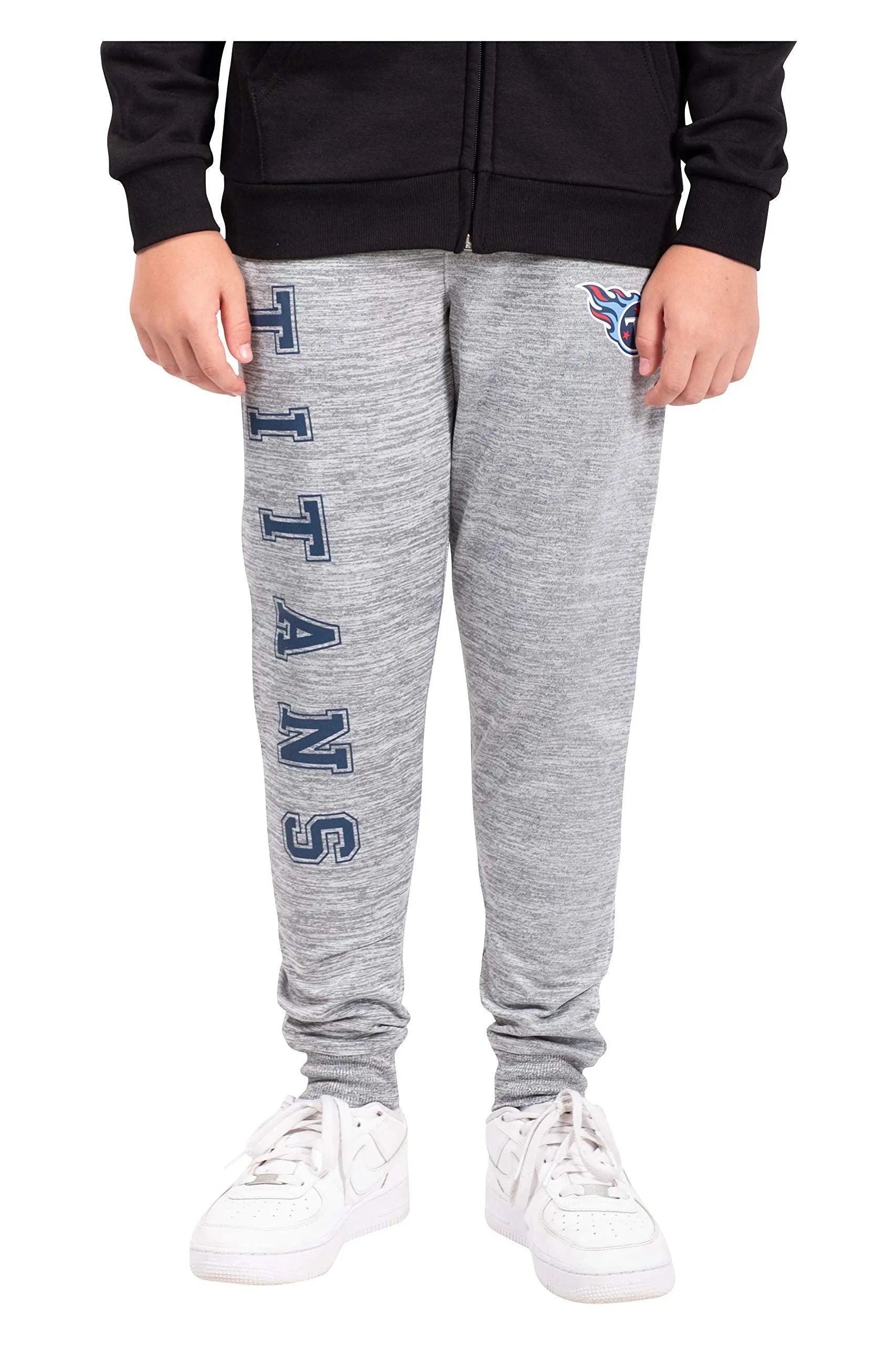 Ultra Game NFL Official Youth Super Soft Game Day Jogger Sweatpants, Tennessee Titans|Tennessee Titans