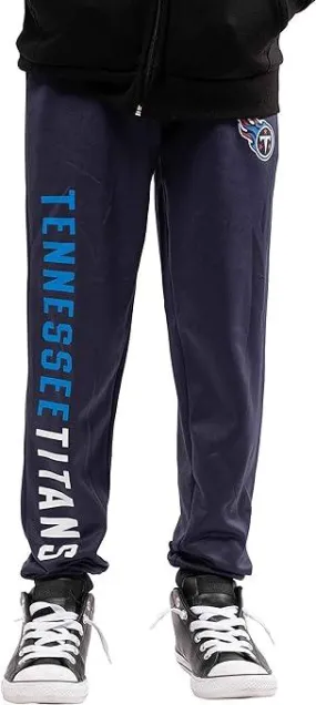 Ultra Game NFL Official Youth Super Soft Game Day Jogger Sweatpants, Tennessee Titans|Tennessee Titans