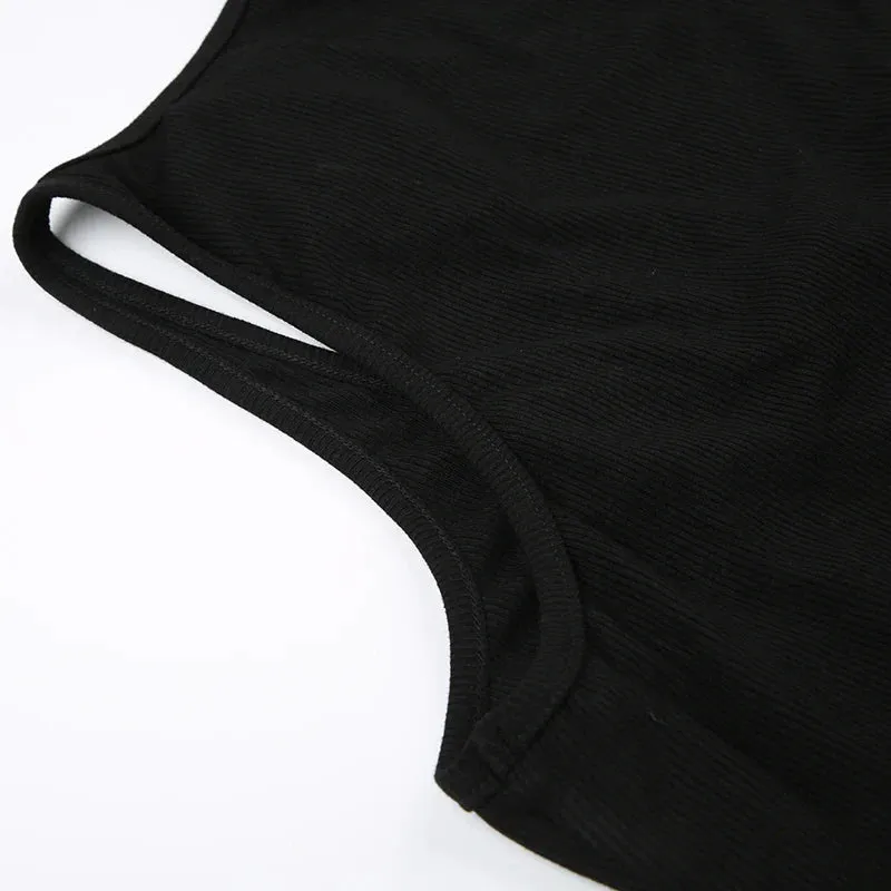 Uniwim Causal Sleeveless Tie Up Long Dress