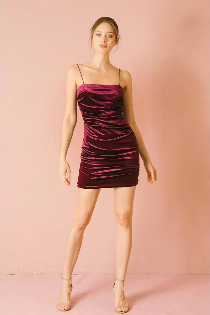 Velvet Mini Dress