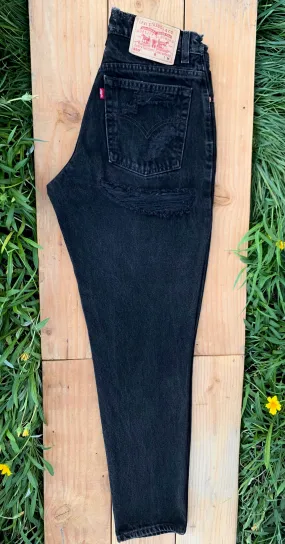 W30 Black Vintage Levi's Butt Rip Jean