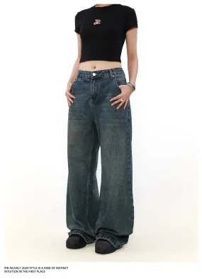Washed Loose Fit Jeans