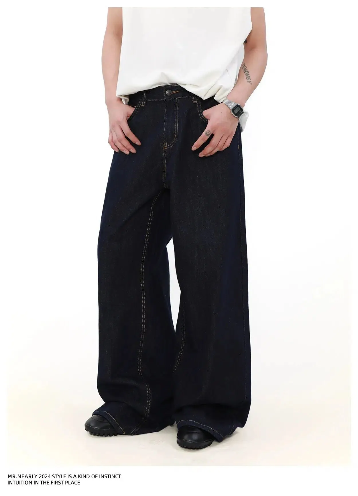 Wide Loose Fit Jeans