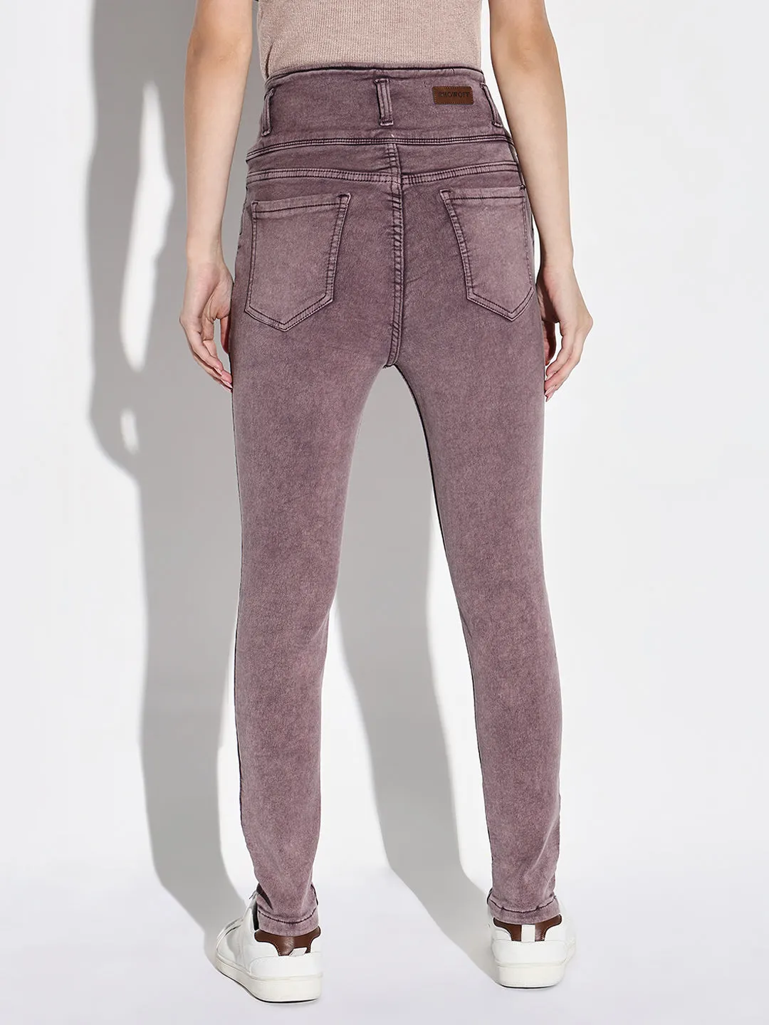Women Purple Slim Fit Jeans