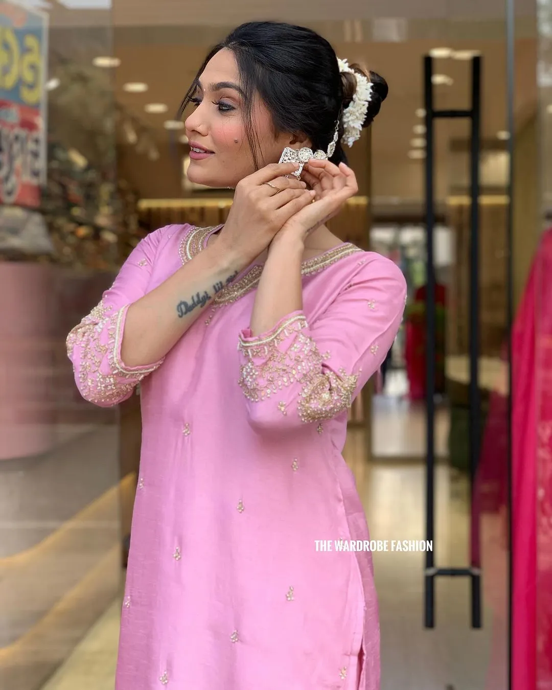 Women's Designer Heavy Banana Chanderi Silk Anarkali Salwar Suit