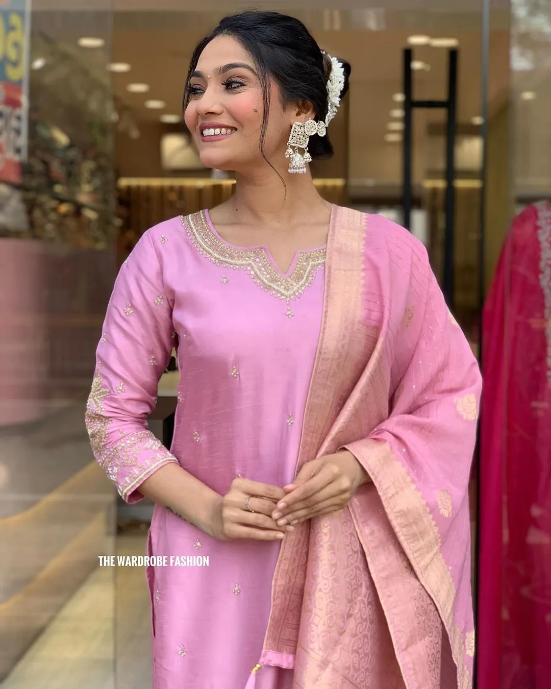 Women's Designer Heavy Banana Chanderi Silk Anarkali Salwar Suit
