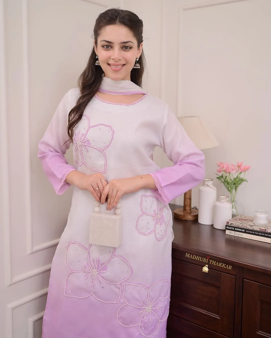 Women's Designer Party Wear Anarkali Hevay Muslin Silk Salwar Suite