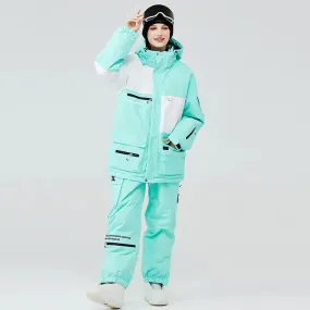 Women's Snow Activewear Insulated Cargo Jacket & Pants