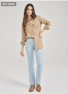 WRANGLER LADIES COWBOY CUT SLIM FIT JEAN IN BLEACH STYLE 14MWZGH